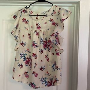 Crescent & Willough sleeveless blouse